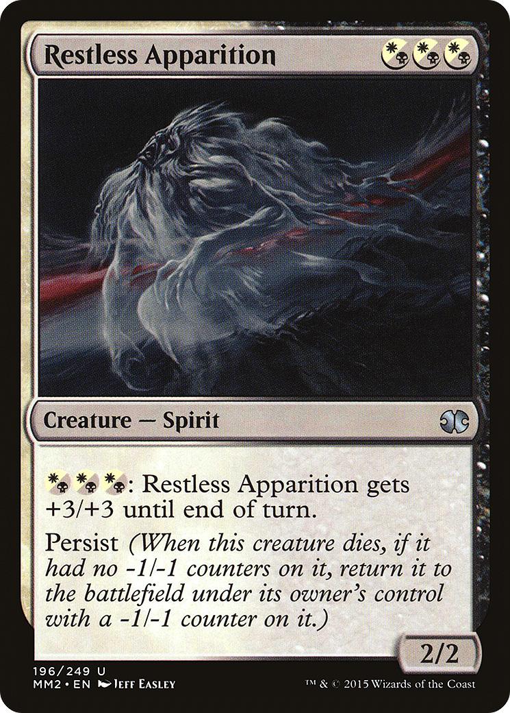 Restless Apparition (MM2-196) [Modern Masters 2015]