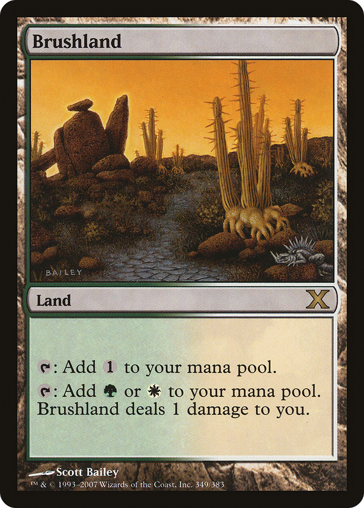 Brushland (10E-349) [Tenth Edition] Foil