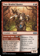 Two-Headed Hunter // Twice the Rage (WOE-155) [Wilds of Eldraine] Foil