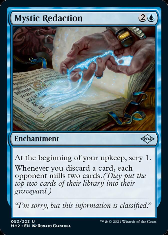 Mystic Redaction (MH2-053) [Modern Horizons 2] Foil
