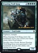 Feasting Troll King (PRE-152S) [Throne of Eldraine Promos] Foil