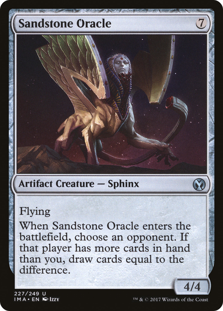 Sandstone Oracle (IMA-227) [Iconic Masters] Foil