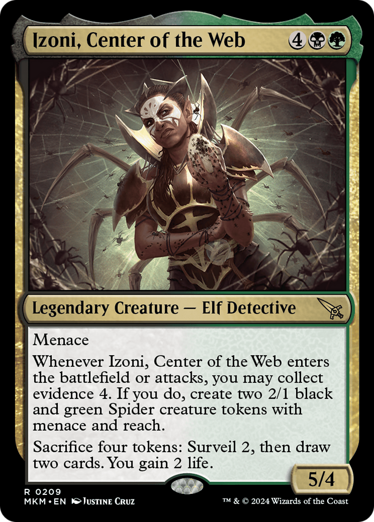 Izoni, Center of the Web (MKM-209) [Murders at Karlov Manor]