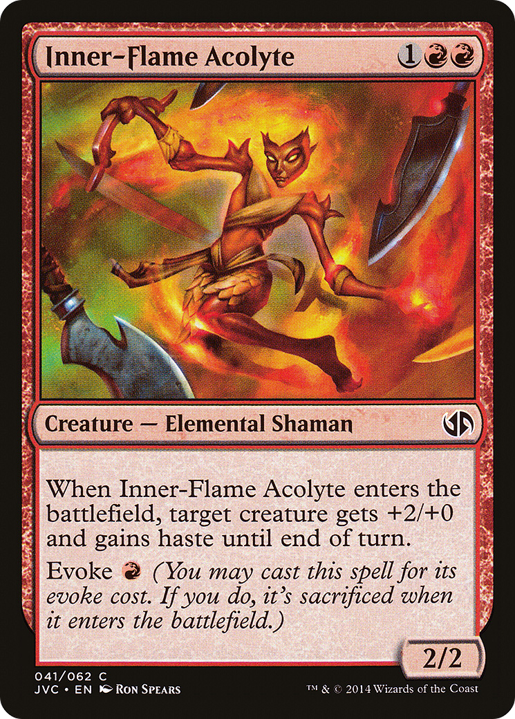 Inner-Flame Acolyte (DD3-041) [Duel Decks Anthology: Jace vs. Chandra]