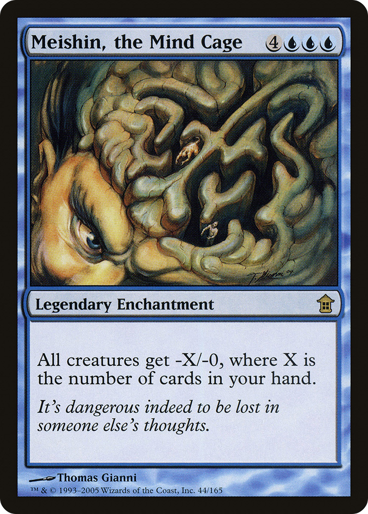 Meishin, the Mind Cage (SOK-044) [Saviors of Kamigawa]