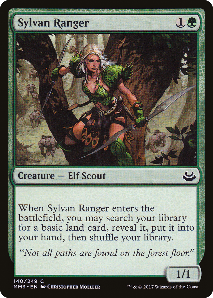 Sylvan Ranger (MM3-140) [Modern Masters 2017]
