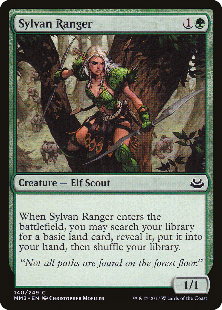 Sylvan Ranger (MM3-140) [Modern Masters 2017] Foil