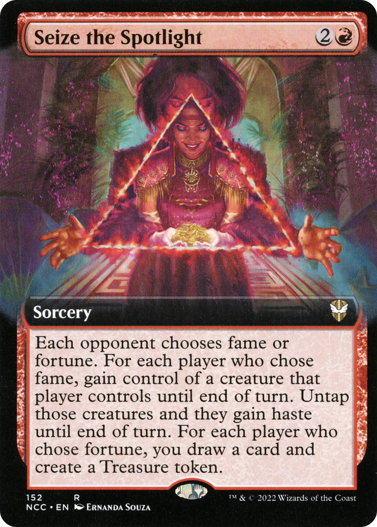 Seize the Spotlight (Extended Art) (NCC-152) [New Capenna Commander]