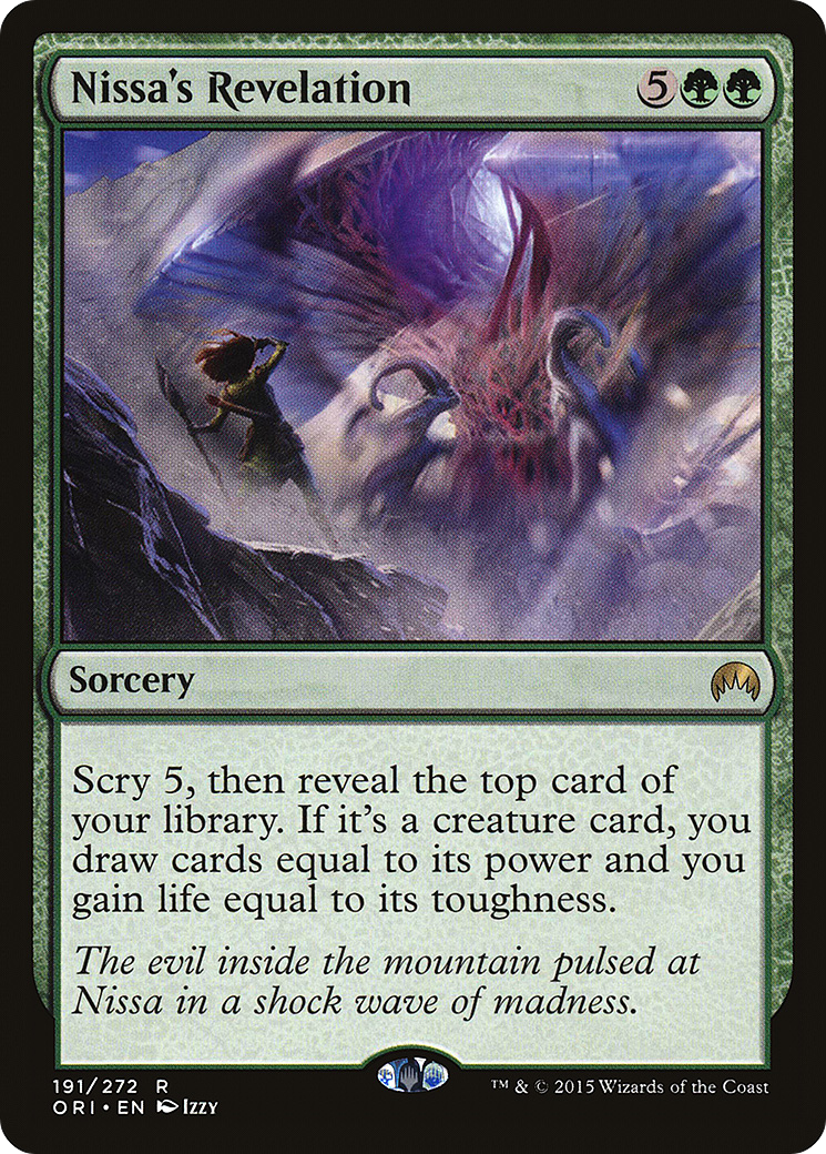 Nissa's Revelation (ORI-191) [Magic Origins] Foil