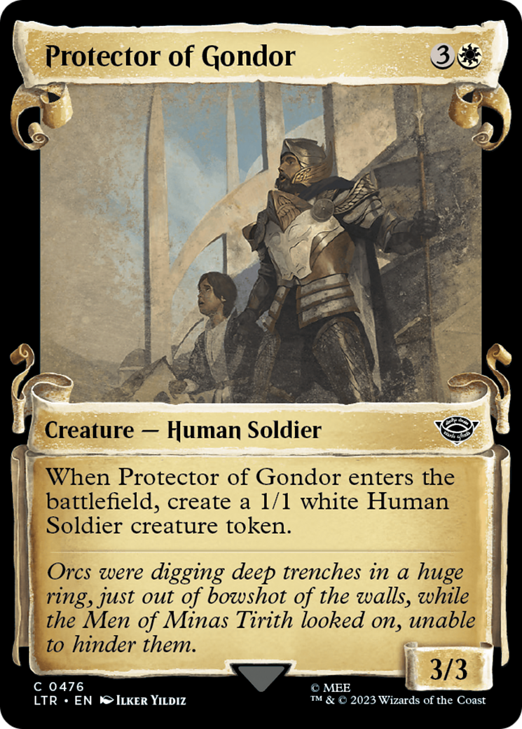 Protector of Gondor (LTR-476) [The Lord of the Rings: Tales of Middle-earth]: (Showcase) Foil