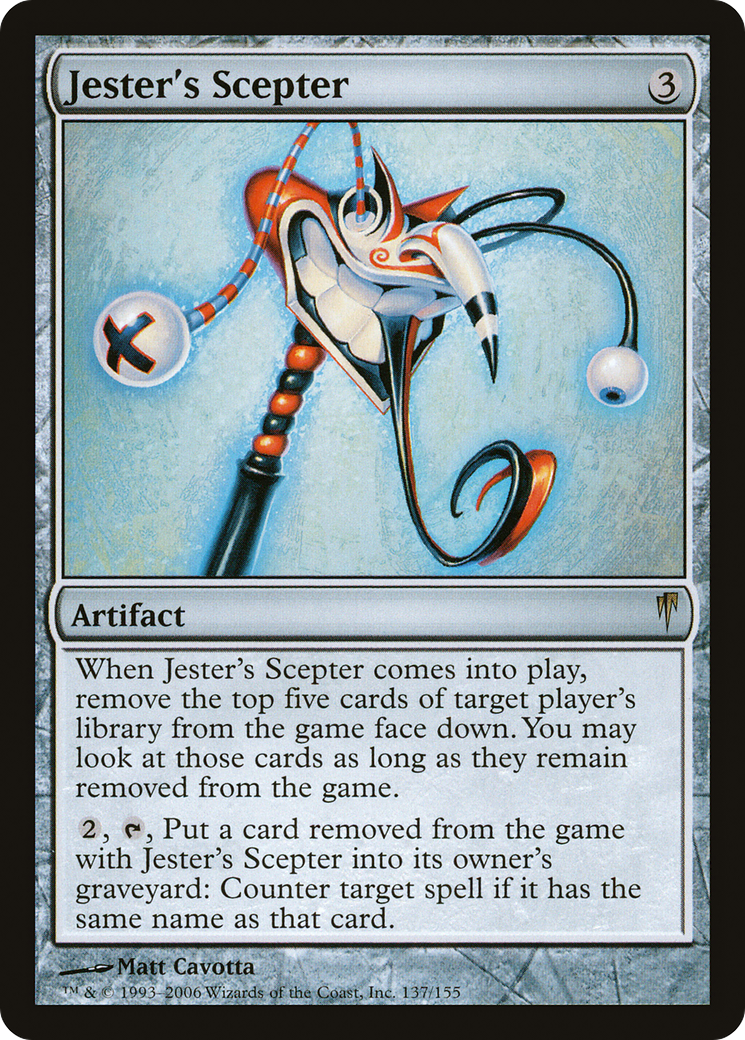 Jester's Scepter (CSP-137) [Coldsnap]