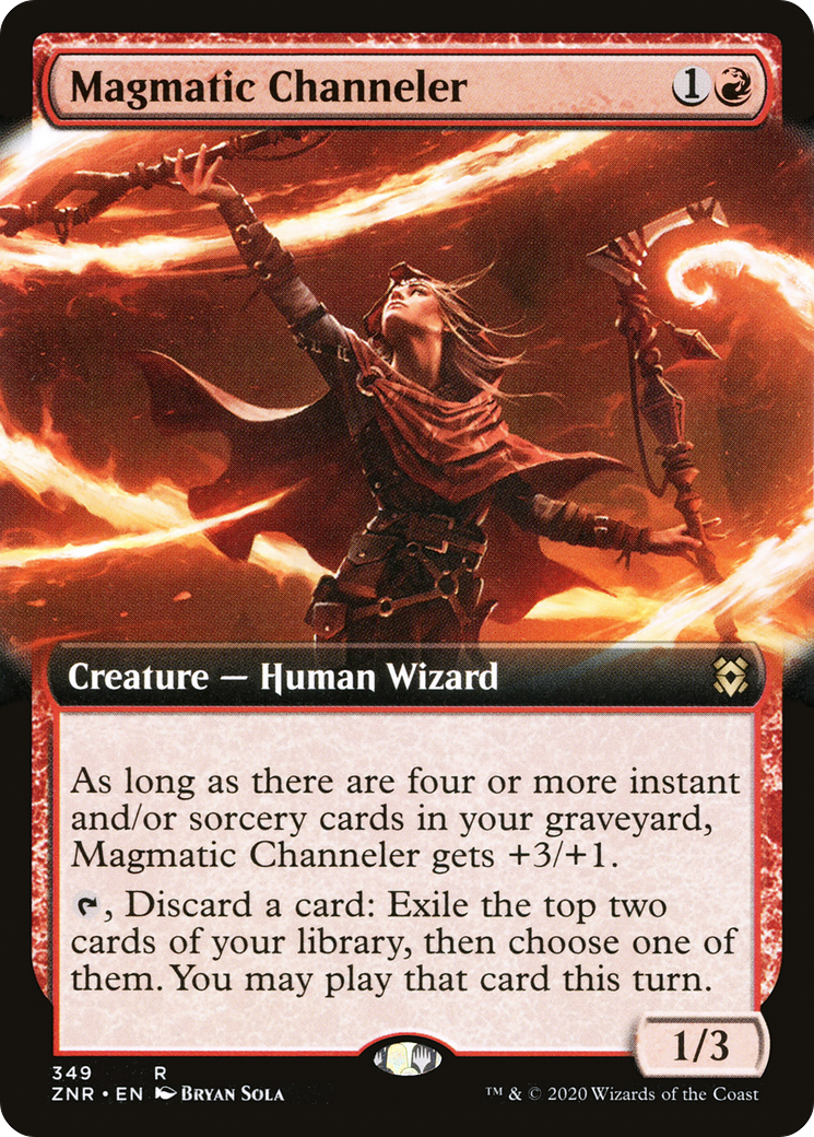 Magmatic Channeler (Extended Art) (ZNR-349) [Zendikar Rising]