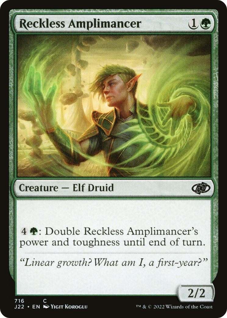 Reckless Amplimancer (J22-716) [Jumpstart 2022]