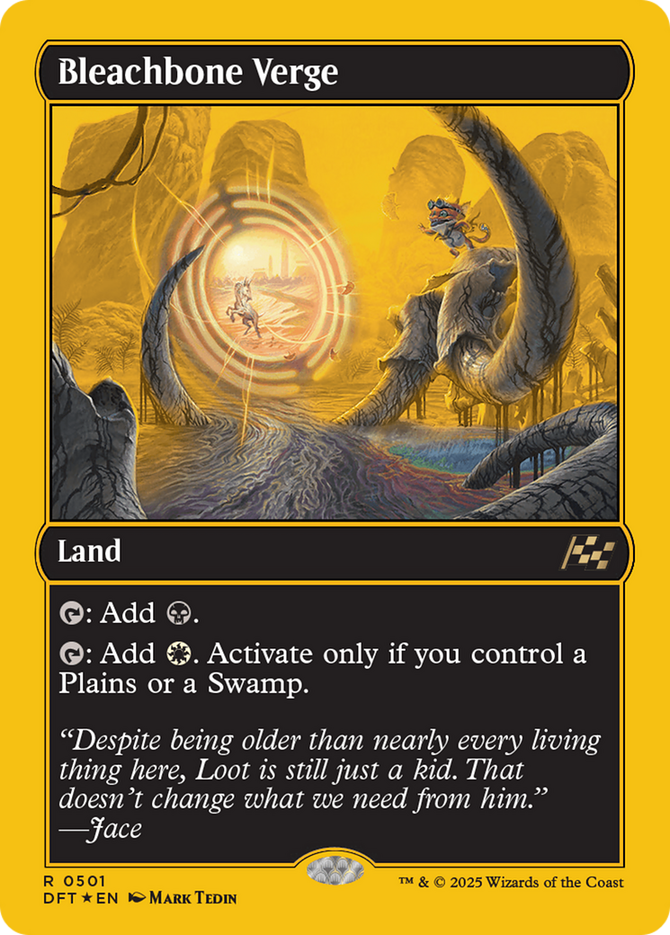 Bleachbone Verge (DFT-501) [Aetherdrift] Foil
