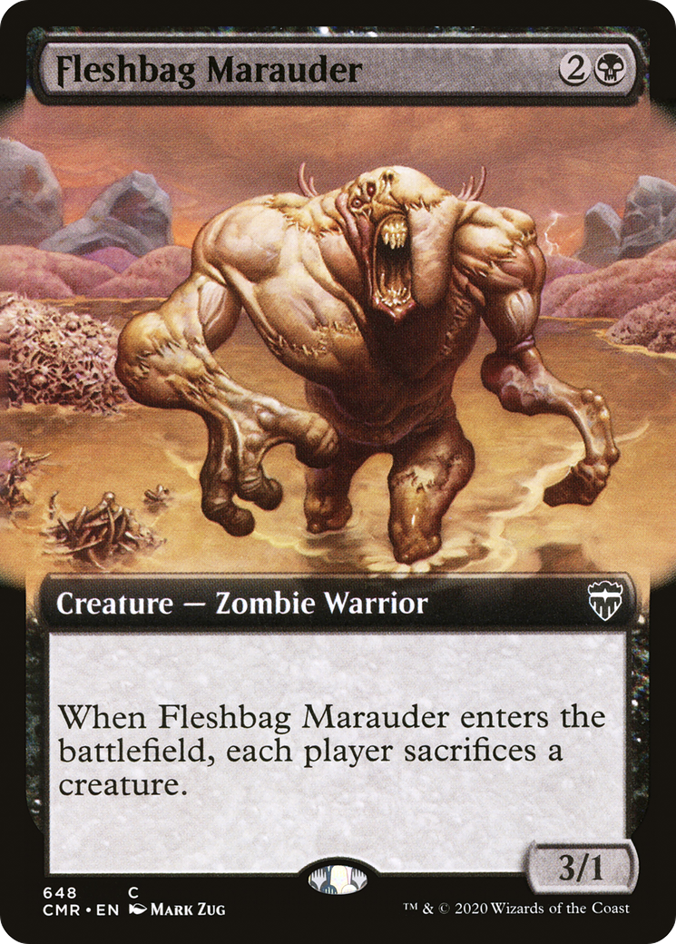 Fleshbag Marauder (CMR-648) [Commander Legends]: (Extended Art)