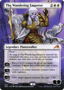 The Wandering Emperor (NEO-303) [Kamigawa: Neon Dynasty] (Borderless) Foil
