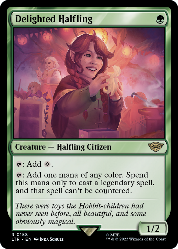 Delighted Halfling (LTR-158) [The Lord of the Rings: Tales of Middle-earth]