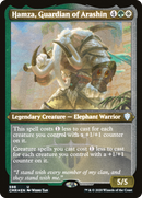Hamza, Guardian of Arashin (Foil Etched) (CMR-598) [Commander Legends] Etched Foil
