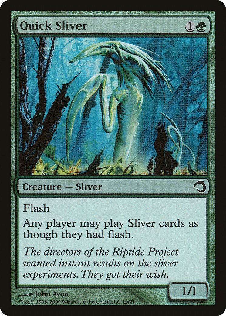 Quick Sliver (PDS-010) [Premium Deck Series: Slivers] Foil