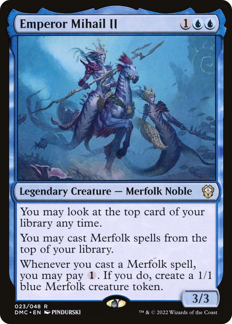 Emperor Mihail II (DMC-023) [Dominaria United Commander]