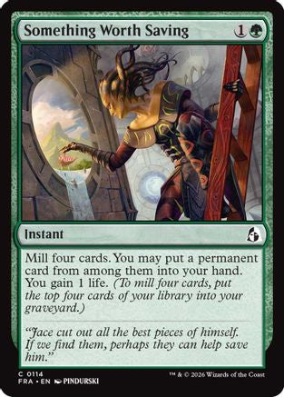 Something Worth Saving (FRA-114) [Reality Fracture] Foil