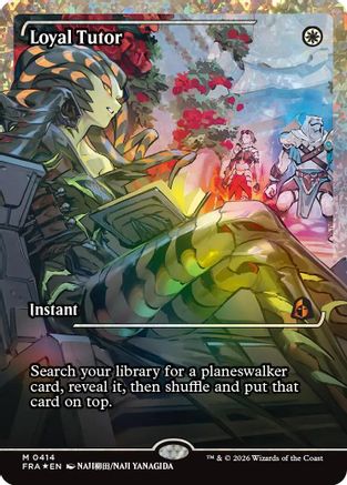Loyal Tutor (Showcase) (Fracture Foil) (FRA-414) [Reality Fracture] Foil