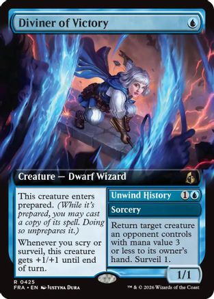 Diviner of Victory (Extended) (FRA-425) [Reality Fracture] Foil