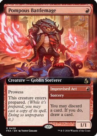 Pompous Battlemage (Extended Art) (FRA-428) [Reality Fracture]