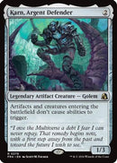 Karn, Argent Defender (FRA-279) [Reality Fracture] Foil