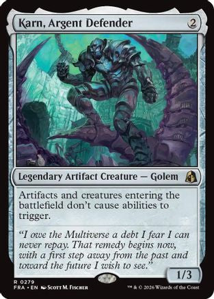Karn, Argent Defender (FRA-279) [Reality Fracture]