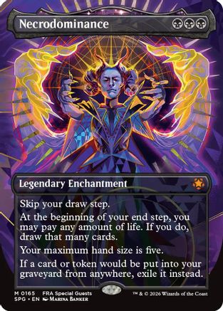 Necrodominance (Borderless) (SPG-165) [Special Guests] Foil