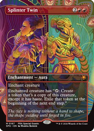 Splinter Twin (Borderless) (SPG-167) [Special Guests] Foil