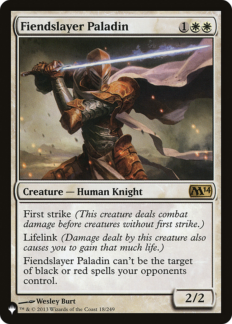 Fiendslayer Paladin (LIST-M14-18) [The List]