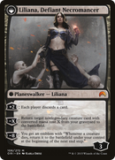 Liliana, Heretical Healer // Liliana, Defiant Necromancer (LIST-ORI-106) [The List]: (originpwdfc)