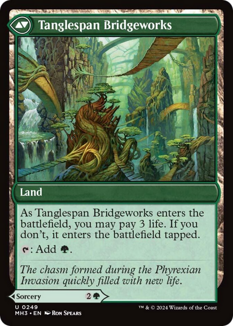 Bridgeworks Battle // Tanglespan Bridgeworks (MH3-249) [Modern Horizons 3] Foil