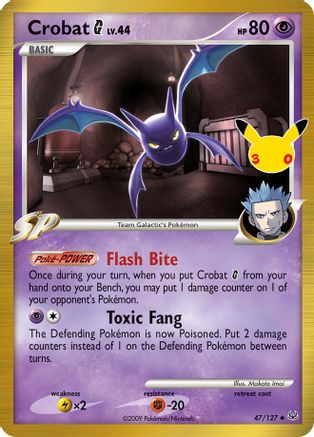 Crobat G 47 - [ME 30th Celebration Classic Collection] Holofoil
