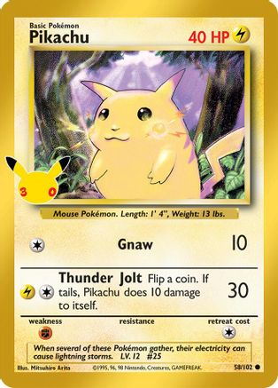 Pikachu 58 - [ME 30th Celebration Classic Collection] Holofoil