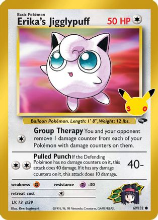 Erika's Jigglypuff 69 - [ME 30th Celebration Classic Collection] Holofoil