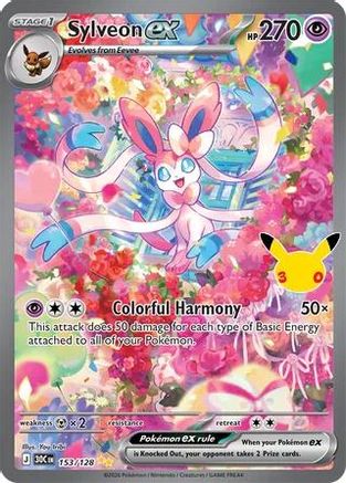 Sylveon ex - 153/128 153 - [ME 30th Celebration] Holofoil