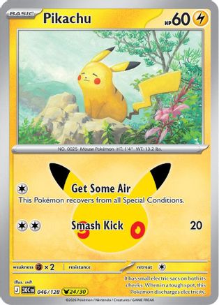 Pikachu - 046/128 46 - [ME 30th Celebration] Holofoil