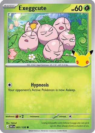 Exeggcute 1 - [ME 30th Celebration] Holofoil