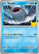 Kyogre 19 - [ME 30th Celebration] Holofoil