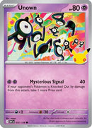 Unown 72 - [ME 30th Celebration] Holofoil