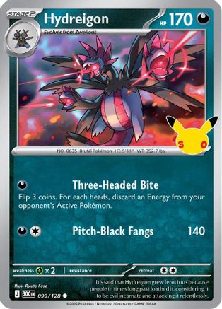 Hydreigon 99 - [ME 30th Celebration] Holofoil