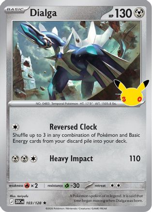Dialga 103 - [ME 30th Celebration] Holofoil