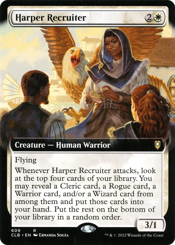 Harper Recruiter (CLB-609) [Commander Legends: Battle for Baldur's Gate]: (Extended Art)