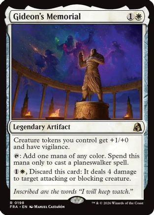 Gideon's Memorial (FRA-198) [Reality Fracture] Foil