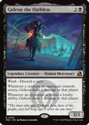 Gideon the Oathless (FRA-230) [Reality Fracture]