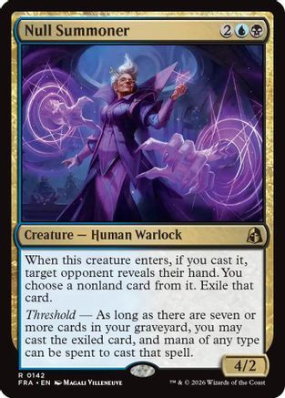 Null Summoner (FRA-142) [Reality Fracture]