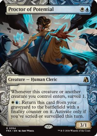 Proctor of Potential (Showcase) (FRA-354) [Reality Fracture] Foil